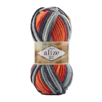 صوف مونس خميل alize maxi batik